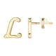 thumbnail image 3 of Xihbxyly Pendientes de Oro con 26 Letras Del Alfabeto y Acabado Chapado En Oro para Mujer, 3 of 4