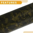 thumbnail image 5 of Unique BargainsYellow Carbon Matte Finish Protective Car Wrap Film 78.7ftx11.8ft Exterior Interior Vinyl Wrap Cover 5.5mil PET 1 Pc Universal, 5 of 7