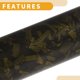 thumbnail image 5 of Ofertas Únicas Película de Envoltura Protectora de Carbono Amarillo Mate 59.1ftx11.8ft Cubierta de Vinilo para Exterior e Interior 5.5mil PET 1 Pc Universal, 5 of 7