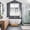 Grey, variant on Blue Teal Eucalyptus Kitchen Curtains Window Panels, Weeping Botanical Leaf Watercolor Insulated Window Treatment Curtain, Grommet Curtains for Bedroom/Living Room/Bathroom, 2 Piece 52"Wx72"L