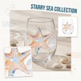 thumbnail image 2 of Artisanal Blue Ringed Octopus Glassware, 3D Ocean Glass Wine Glass with Fish Lobster Octopus Shark Starfish Whale and Coral Designs for Parties Home Bars and Coastal Decor, 2 of 9