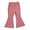 Pink, variant on LYMAYTER Kids Girls Flare Leggings Spring Summer Solid Color Flare Pants Toddler High Waisted Bell Bottoms Trousers for 1-8 Years
