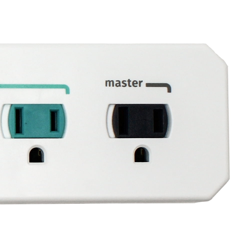 Simply Conserve 3 ft. 7-Outlet Energy-Saving Advanced Surge Protector