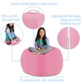 thumbnail image 3 of Posh Creations Bean Bag Stuffable Cover - Toy Organizer, Soft Cover, Kids, 4 ft , Pink, 3 of 3