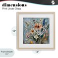 thumbnail image 4 of Stupell Industries French Country Wildflower Mix Spring Bouquet Birch Framed Print Under Glass, 13 x 13, by Creative Studio, 4 of 8