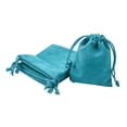 thumbnail image 4 of 10 bolsas de terciopelo con cordón, bolsas de regalo, bolsas rectangulares para joyería, bolsa de dulces para pendientes, pulsera, recuerdos de Yinane Bolsas con cordón, 4 of 8