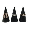 thumbnail image 4 of US 10-20 Pc Wood Cone Ring Holder Durable Finger Jewelry Display Stand DIY Craft, 4 of 5
