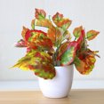 thumbnail image 2 of Baohd Artificial Potted Plant Leaf Simulation Leaves Home Office Desktop Greenery Decoration, Plant Type 11, 2 of 6