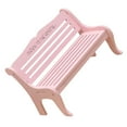 thumbnail image 4 of Miangastore Bancs de Maison de Poupée Miniature Rose 2 Pcs 5.1x3.1x2.4 Po, 4 of 9