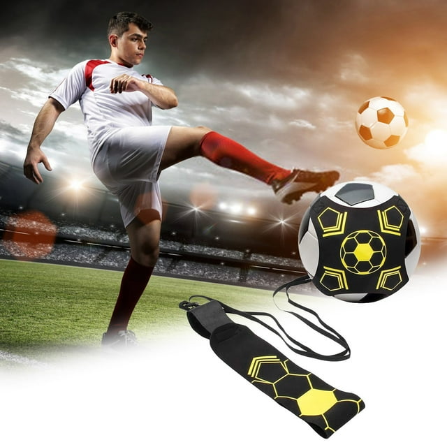 Training Aid Juggling Bag With Kick Practice Tool Football Kick Throw Practice Training Aid Control Skills Adjustable Waist Belt For Kids Adults Home Tennis Tennis Balloons Automatic Pitching
