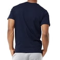 thumbnail image 2 of Men's Soft 100% Cotton Light Weight Crew Neck Short Sleeve T-Shirt, Navy 2XL, 1 Count, 1 Pack, 2 of 3
