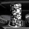 thumbnail image 3 of 20oz Black Paw Skinny Tumblers Stainless Steel Tumbler with Lid and Straw,Vacuum Insulated Double Wall Travel Tumbler Cups with Cleaning Brush for Coffee,Tea, 3 of 6