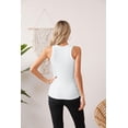 thumbnail image 4 of Camiseta sin mangas VICHYIE Summer Cami Basic White para mujer, 4 of 7