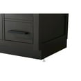 thumbnail image 4 of Elegant Kitchen and Bath Alden 36 Inch Single Bathroom Vanity In Mocha Brown, 4 of 13