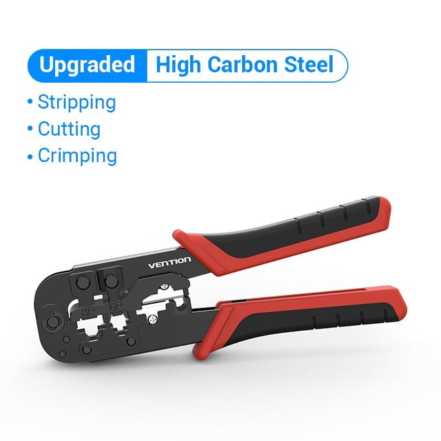 Vention: crimpadora 8P RJ45, herramienta de corte de red, pelacables para crimpadora modular RJ12 RJ11 zhangyuxiang LED