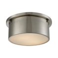 thumbnail image 1 of ElkGroup International 11820/2 Simpson 2 Light Flushmount In Brushed Nickel, 1 of 2