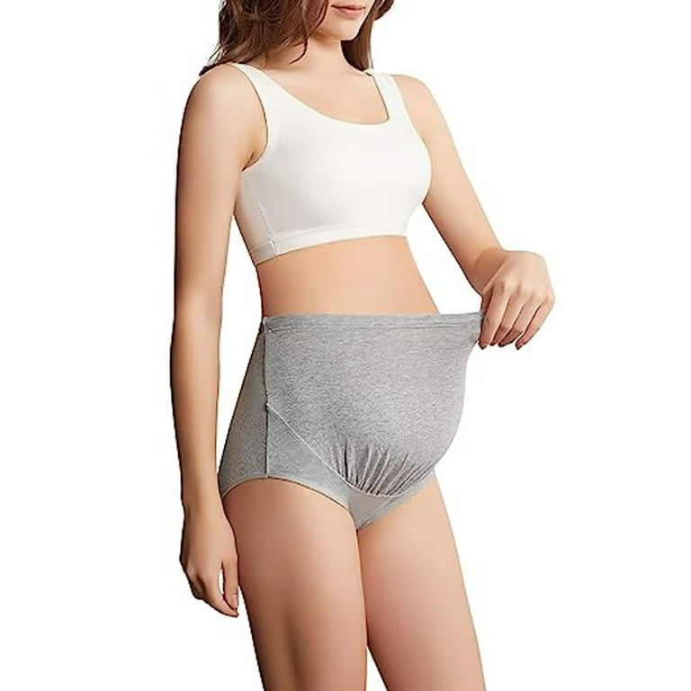 Women's Over The Bump Maternity Panties High Waist Full Coverage