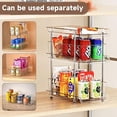 thumbnail image 2 of 3 Tier Clear Bathroom Organizer with Dividers, Multi-Purpose Pull-Out Pantry Organization and Storage, Under Sink Closet Organizers and Storage, Vanity Skincare Cosmetic Organizer Medicine Bins, 2 of 7