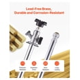 thumbnail image 4 of Frost-Free Sillcock 12 Inch, 1/2" PEX x 3/4" Hose Bibb, Lead-Free Brass Valve, Push-to-Connect, Outdoor Faucet for Home & Garden, 4 of 6