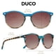 thumbnail image 3 of Gafas de sol DUCO Retro Round UV400 polarizadas para mujer y hombre, 3 of 6