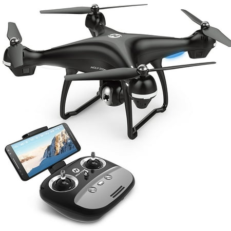 Holy Stone GPS FPV RC Drone HS100 with Camera Live Video 1080P HD and GPS Return Home Quadcopter with Adjustable Wide-Angle WIFI Camera Follow Me, Altitude Hold, Intelligent Battery Long C