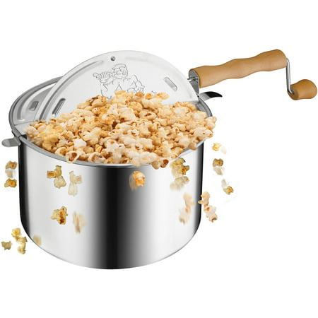 Great Northern Popcorn Original Spinner Stovetop 6-1/2 Quart Popcorn