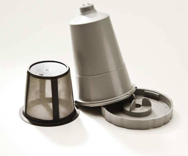Keurig Coffee Filter Basket Reusable My K-Cup Permanent Refillable Grey Kit 