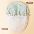 thumbnail image 3 of Ohufall Double Layer Lace Shower Cap Reusable Waterproof Elastic Hair Cap For Spa Hotel Hair Salon Bathing, 3 of 5