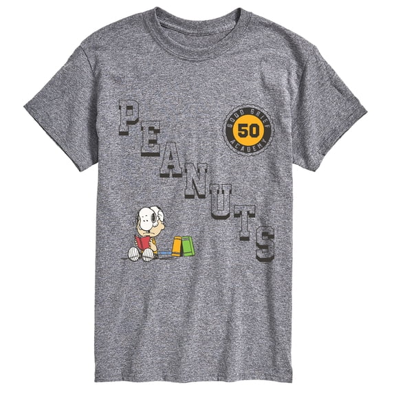 Peanuts - Diagonal Collegiate Men's Short Sleeve Graphic T-Shirt