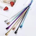 thumbnail image 4 of Japanese Style Stainless Steel Mixing Spoon Long Handle Dessert Ice Cream Coffee Stirring Spoon Kitchen Flatware Dinnerware, 4 of 6