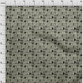 thumbnail image 4 of oneOone Cotton Jersey Beige Fabric Nostalgia Coffee Sewing Craft Projects Fabric Prints By Yard 58 Inch Wide-4W, 4 of 6