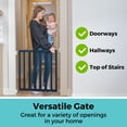 thumbnail image 5 of Toddleroo by North States LuxeCraft Wooden Baby Gate, Midnight Blue, 5 of 12