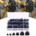 thumbnail image 3 of 160Pcs Nylon Domed Hex Nut Cover Plastic Nut Cover for Hex Screw Protection, 3 of 10