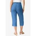 thumbnail image 2 of Roaman's Women's Plus Size Easy-Wear Straight Leg Capri, 2 of 4