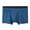 Blue, variant on Joernso Men Seamless Underwear High Waist Patchwork Color Boxer Briefs Zipper Double Pockets U-convex Underpants