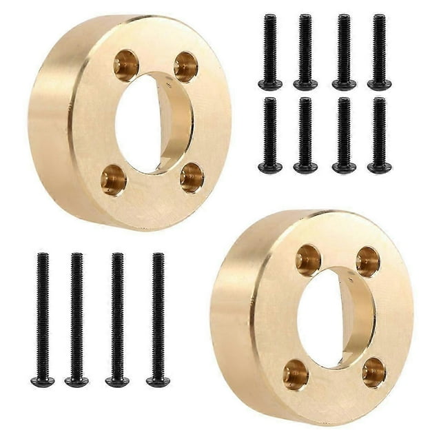 2Pcs 110G Brass Counterweight Balance Weight for Absima CR3.4 SHERPA KHAMBA CR1.8 Yucatan RC Crawler