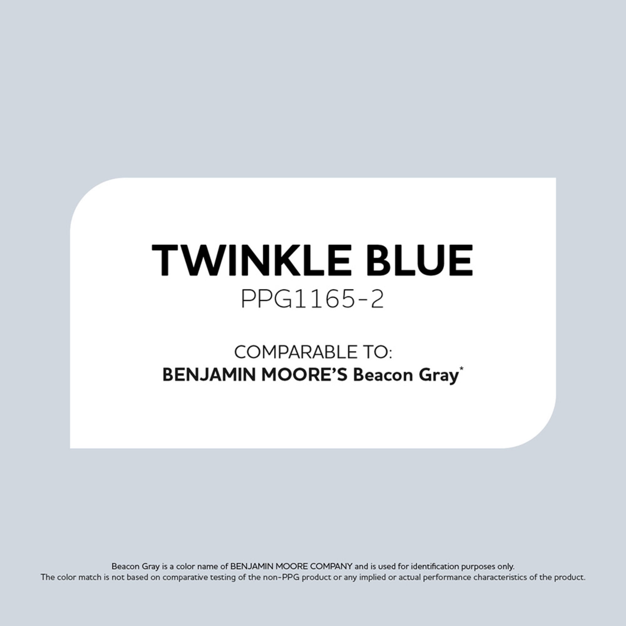 Glidden HEP Twinkle Blue Interior Paint + Primer Flat , 1 Quart