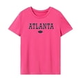 thumbnail image 1 of Camiseta de mujer Yinane de verano deportiva cuello redondo manga corta S, 1 of 7