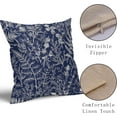 thumbnail image 4 of Navy Blue Pillow Covers 16x16 Set of 2 Vintage Floral Botanical Print Spring Flower Plant Pattern Decorative Throw Pillow Cases Outdoor Farmhouse Decor for Home Sofa Couch Bed, 4 of 6