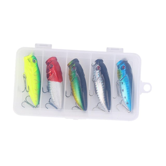 5x cebos de natación biónicos, señuelos de pesca, señuelos de natación biónicos 3D realistas para amantes de la pesca al aire libre
