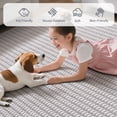 thumbnail image 6 of QiCaiJia 2x3 ft Gray Boho Runner Rugs Mat Non Slip Woven Kitchen Runners for Hallways Washable, Soft Long Entryway Laundry Hall Floor Runner Carpet for Indoor Backdoor Bedroom Kitchen Living Room, 6 of 7