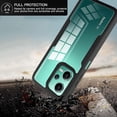 thumbnail image 4 of for Xiaomi Redmi Note 12 5G Clear Case with Screen Protector, Slim Shockproof Soft TPU Bumper Full Body Protection Phone Cover Case for Xiaomi Redmi Note 12 5G/ Poco X5 QC Green, 4 of 10