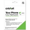 Cricket Wireless Complete Starter Pack: 3-in-1 SIM Card fits all Sizes Standard, Micro and Nano