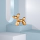 thumbnail image 4 of Adorno artístico y divertido con forma de perro XINYU con globos de colores vivos dorado, 4 of 7