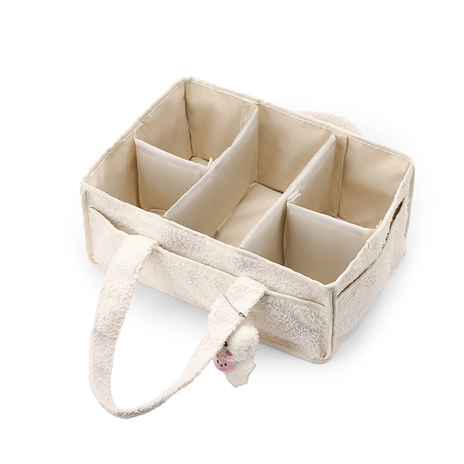 Home Textile Storage Portable Organizer with Detachable Partition for - -Purpose Nursery Solution for Baby Baptism and