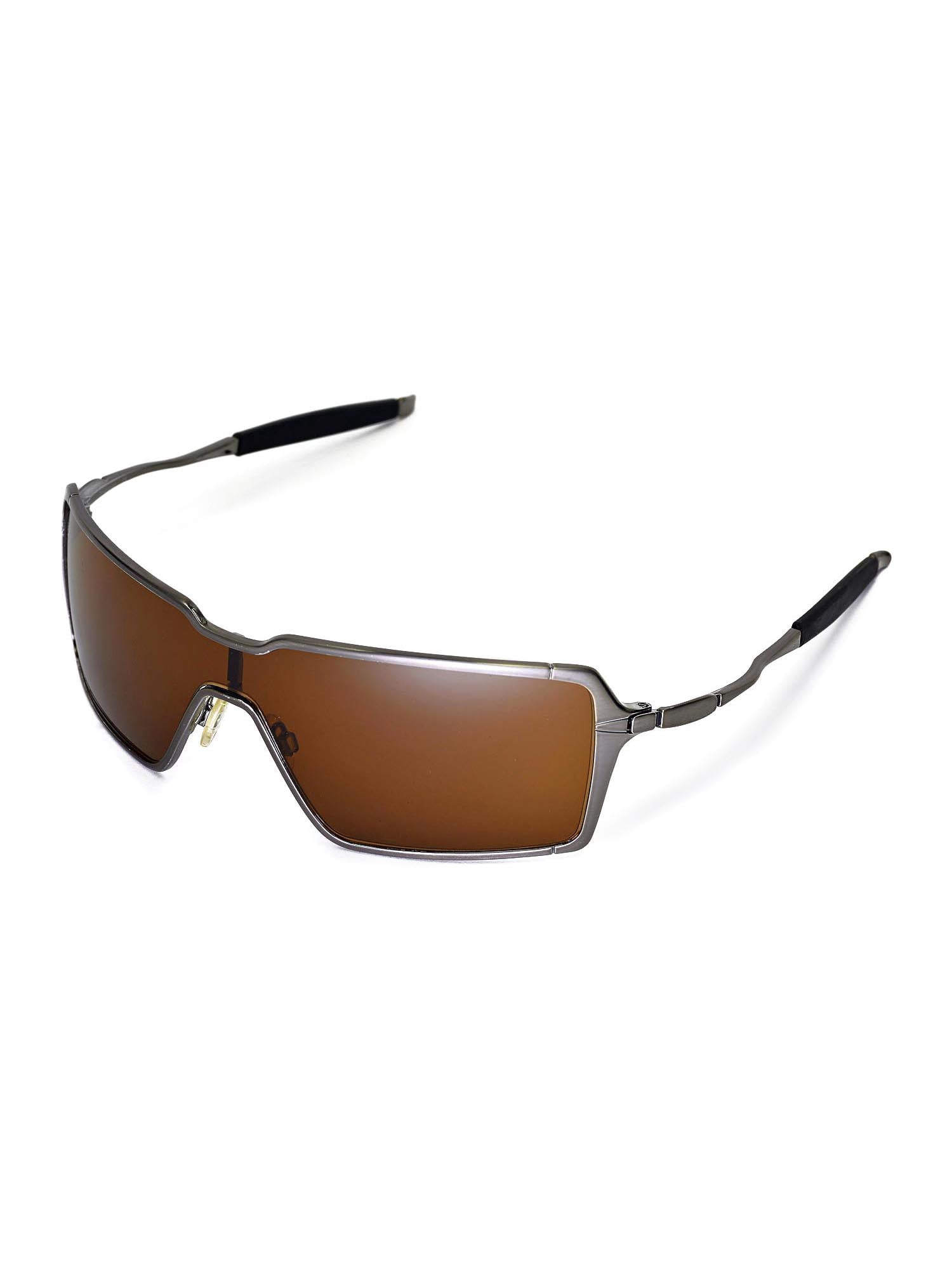 Walleva Brown Polarized Replacement Lenses for Oakley Probation