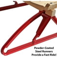 thumbnail image 6 of Flexible Flyer 1048 Metal Runner Steel & Wood Snow Slider Sled, 48 inch, 6 of 9