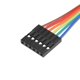 thumbnail image 3 of Cables de puente para protoboard, 6 pines, cable hembra a punta estañada de 10 cm, 3 of 4
