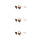 thumbnail image 5 of Qarigey Impresionantes gafas de sol en forma de corazón de PVC con lente Tac, accesorio de moda, gafas de sol en forma de corazón, té de Type1 NO1, 5 of 6