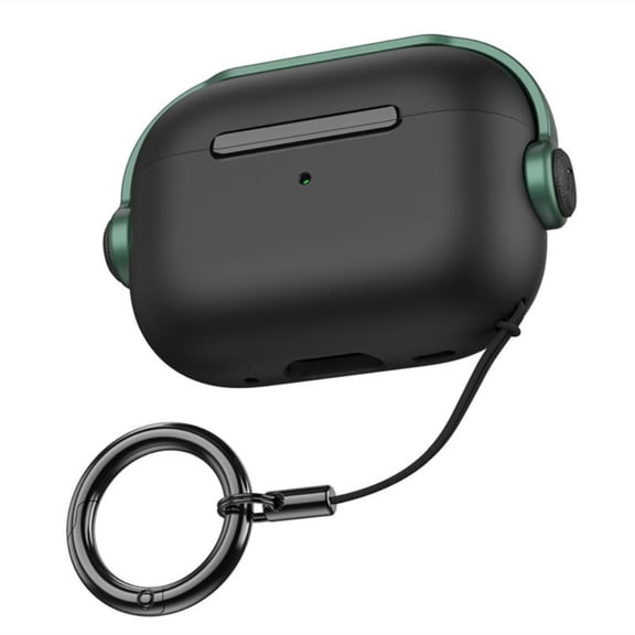for AirPods Pro 3 Protective Case with Anti-Lost Buckle, Creative Lock Design Silicone Cover Wireless Charging
